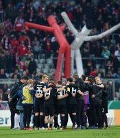 Fussball DFB Pokal Achtelfinale 14/15: FC Bayern Muenchen - Eintracht Braunschweig