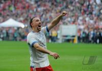 Fussball 1. Bundesliga : JUBEL  RIBERY  (FC Bayern Muenchen)