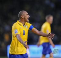 Fussball WM-Qualifikation: Henrik LARSSON (Schweden)