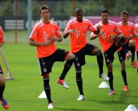 Fussball 1. Bundesliga :  Training beim FC Bayern Muenchen