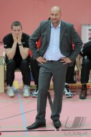 Volleyball  1. Bundesliga  10/11: Trainer  Mueller-Angstenberger (ENBW TV Rottenburg)  ENBW TV Rottenburg - SCC Berlin