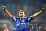 Fussball Uefa-Cup, Schalke - Metalurgs, JUBEL SAND