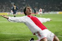 Fussball CL: Amsterdam - Mailand, Jubel Ajax