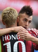 Fussball International Serie A 14/15:  JUBEL Stephan El Shaarawy (AC Mailand)