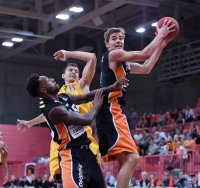 Basketball 1. Bundesliga 15/16 Testspiel:  Walter Tigers Tuebingen - ratiopharm Ulm