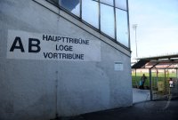 Fussball Regionalliga Sued 2011/2012: Gruenwalder Stadion in Muenchen
