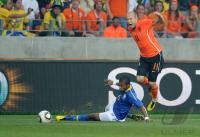 FUSSBALL WM 2010, VIERTELFINALE: Holland - Brasilien
