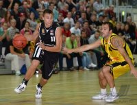 Basketball 1. Bundesliga 2013/2014 Testspiel: Kirchheim Knights - Walter Tigers Tuebingen