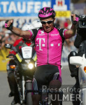 Tour de Suisse 2003 7. Etappe  JUBEL; Sergei Yakovlev (KAZ, Telekom) gewinnt