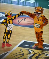Basketball 1. Bundesliga 14/15 Hauptrunde:  Walter Tigers Tuebingen - BG Goettingen