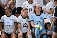 Fussball International Euro 2025,
Mannschaftsfoto Deutsche Frauen Nationalmannschaft