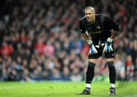 Fussball CHL  Halbfinale:   VALDEZ (Barca)