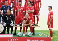 Fussball 1. Bundesliga 2017/2017: Fototermin beim FC Bayern Muenchen