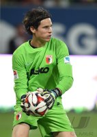Fussball  1. Bundesliga  14/15: Torwart Marwin Hitz (FC Augsburg)