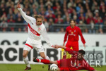 FUSSBALL 1. Bundesliga Spielszene VfB Stuttgart  -  SC Freiburg