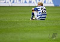 Fussball 1. Bundesliga: Duisburg - Hamburg, MSV enttaeuscht