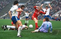 Fussball Bundesliga Saison 1987/1988: FC Bayern Muenchen - FC Schalke 04