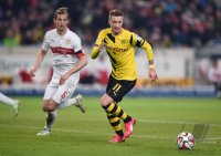 Fussball 1. Bundesliga Saison 14/15: VfB Stuttgart - Borussia Dortmund