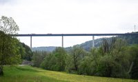 Horb (Kreis Freudenstadt) 07.05.2026 Ansicht  Autobahnbruecke ueber das Neckartal