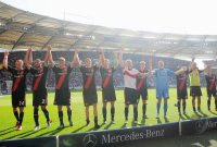 Fussball 1. Bundesliga  Saison 2011/2012:  VfB Stuttgart - Bayer Leverkusen