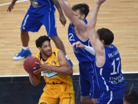 Basketball 1. Bundesliga 14/15 Hauptrunde:  Walter Tigers Tuebingen - FRAPORT SKYLINERS