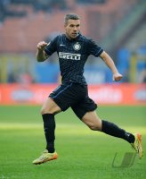 Fussball International Serie A 14/15: Lukas Podolski (Inter Mailand)