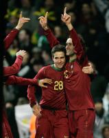 Fussball International Testspiel  Brasilien - Portugal