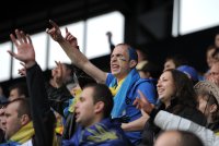 Fussball U21-Europameisterschaft 2011: Ukraine Fan