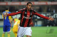 FUSSBALL SERIE A:  JUBEL Robinho (AC Mailand)