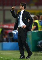 FUSSBALL SERIE A: Trainer Andrea Stramaccioni (Inter Mailand)