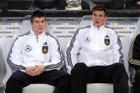 Fussball Nationalmannschaft: (v. li.) Toni Kroos, Manuel Neuer (GER)