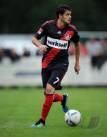 Fussball 1. Bundesliga, Testspiel: Bayer 04 Leverkusen, BARNETTA am Ball