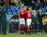 FUSSBALL  Quali Euro  2004 JUBEL Schweiz