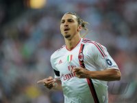 Fussball International Audi Cup 2011: JUBEL Zlatan Ibrahimovic (AC Mailand)