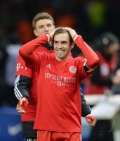 Fussball 1. Bundesliga  Saison 2013/2014:  JUBEL FC Bayern Muenchen