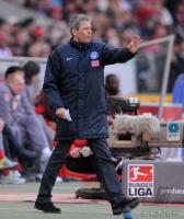 FUSSBALL 1. BUNDESLIGA: Hertha Trainer Lucien FAVRE
