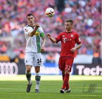 Fussball 1. Bundesliga  Saison 2015/2016: FC Bayern Muenchen - Borussia Moenchengladbach