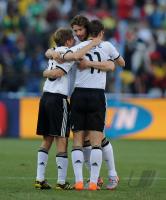 FUSSBALL WM 2010, ACHTELFINALE:  JUBEL  Deutschland