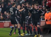 FUSSBALL INTERNATIONAL CHL ACHTELFINALE 12/13:  FC Arsenal London - FC Bayern Muenchen