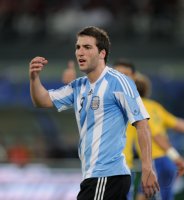 FUSSBALL INTERNATIONAL:  Argentinien - Brasilien