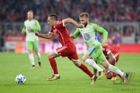 Fussball 1. Bundesliga Saison 17/18: FC Bayern Muenchen - VfL Wolfsburg