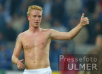 Fussball Uefa-Cup: Schalke - Kamen Ingrad Velikan, HANKE Schlussjubel