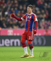 Fussball 1. Bundesliga Saison 14/15: Bastian Schweinsteiger (FC Bayern Muenchen)