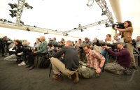 FUSSBALL INTERNATIONAL EURO 2012:  Pressekonferenz der Deutschen Nationalmannschaft in Danzig