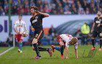 Fussball, 1. Bundesliga  Saison 2014/2015, Relegation: Hamburger SV - Karlsruher SC