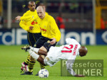 Fussball UCL: Dortmund - Moskau, Zweikampf