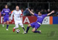 FUSSBALL  International CHL 09/10 :  AC Florenz - FC Bayern  Muenchen