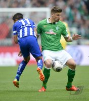 Fussball, 1. Bundesliga  Saison 2013/2014: SV Werder Bremen - Hertha BSC Berlin