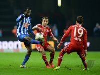Fussball 1. Bundesliga  Saison 2013/2014: Hertha BSC Berlin - FC Bayern Muenchen
