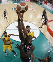 Bsaketball 1. Bundesliga Walter Tigers Tuebingen 65-60  Skyliners Frankfurt